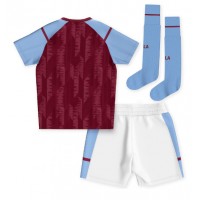 Fotballdrakt Barn Aston Villa Hjemmedraktsett 2023-24 Kortermet (+ Korte bukser)